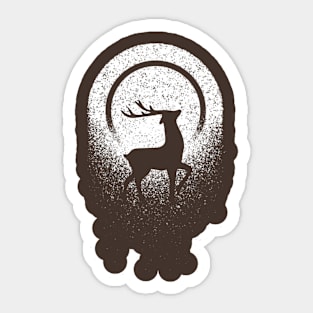 Xmas Reindeer Sticker